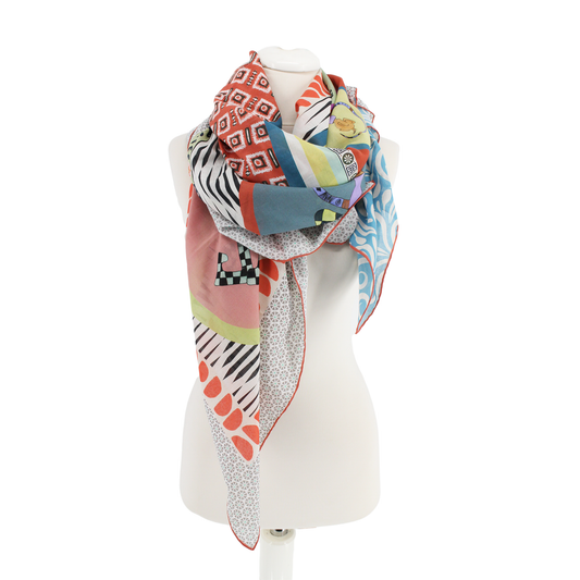 LOOMA - 135x135 cm cotton pareo/shawl