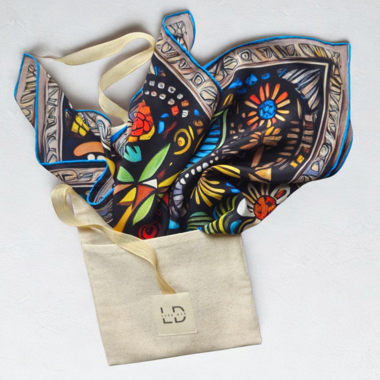 DAILYNEST  -   65x65 cm silk scarf
