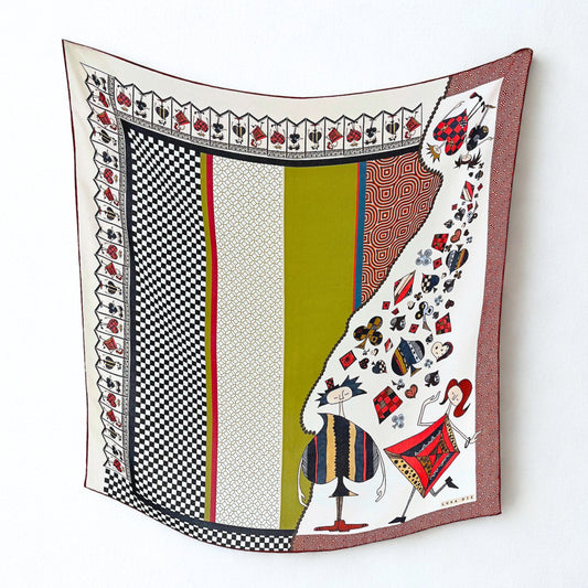 SOFT NEST - 65x65 cm silk scarf