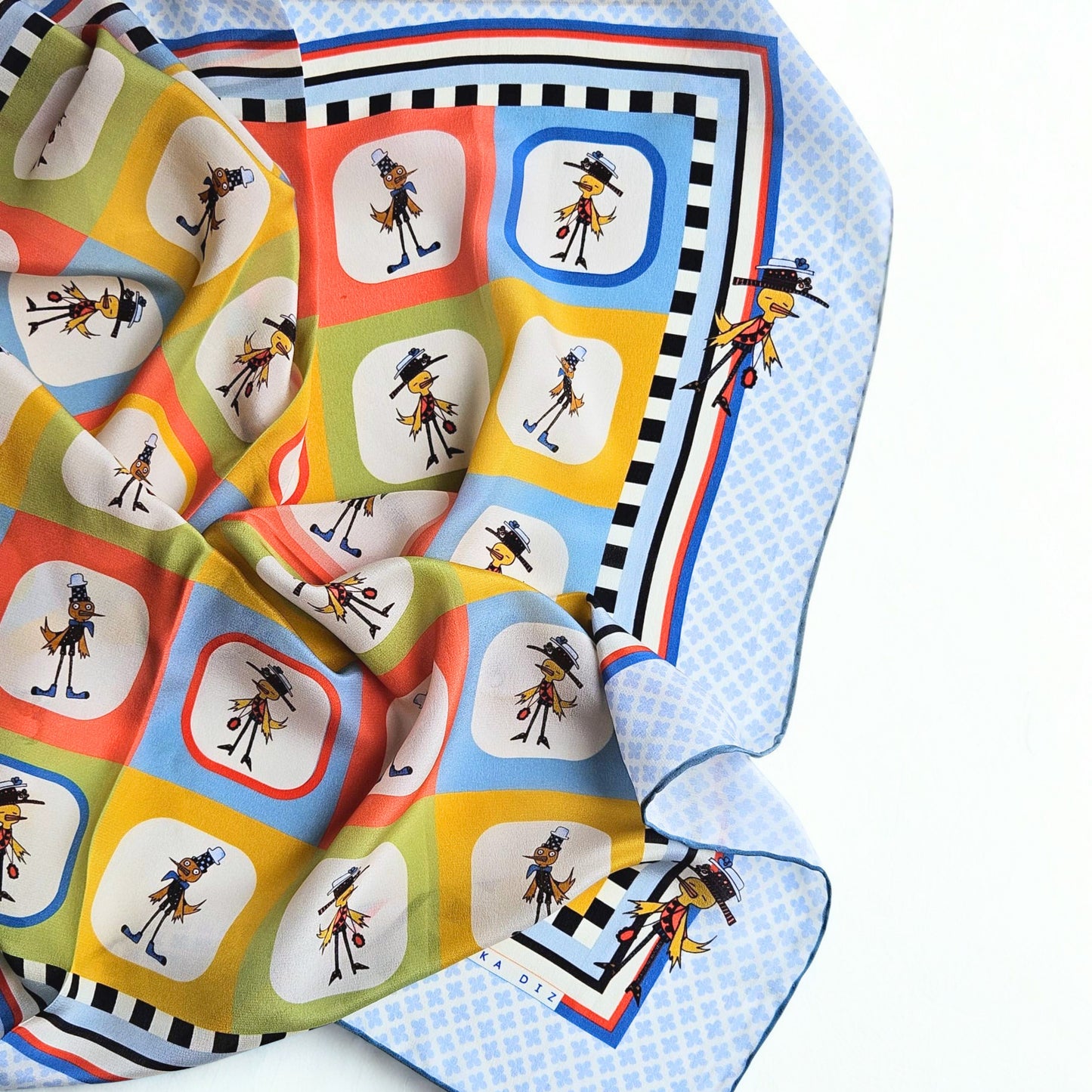 FIGGY POP - 65x65 cm silk scarf