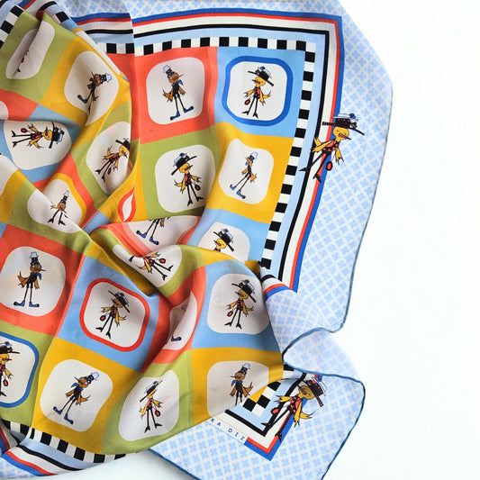 FIGGY POP - 65x65 cm silk scarf