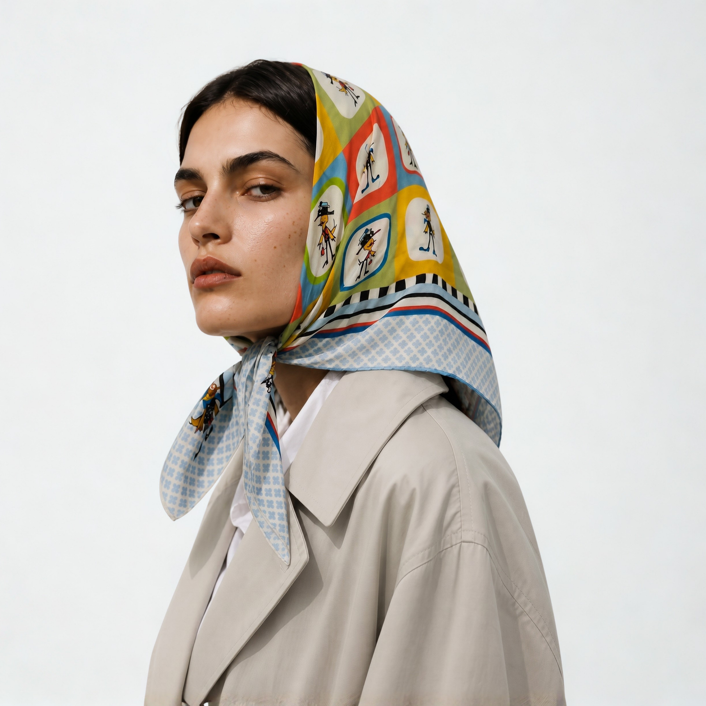 FIGGY POP - 65x65 cm silk scarf