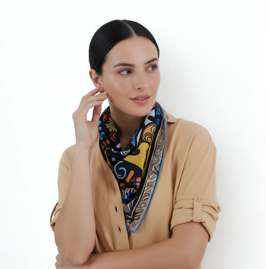 DAILYNEST  -   65x65 cm silk scarf