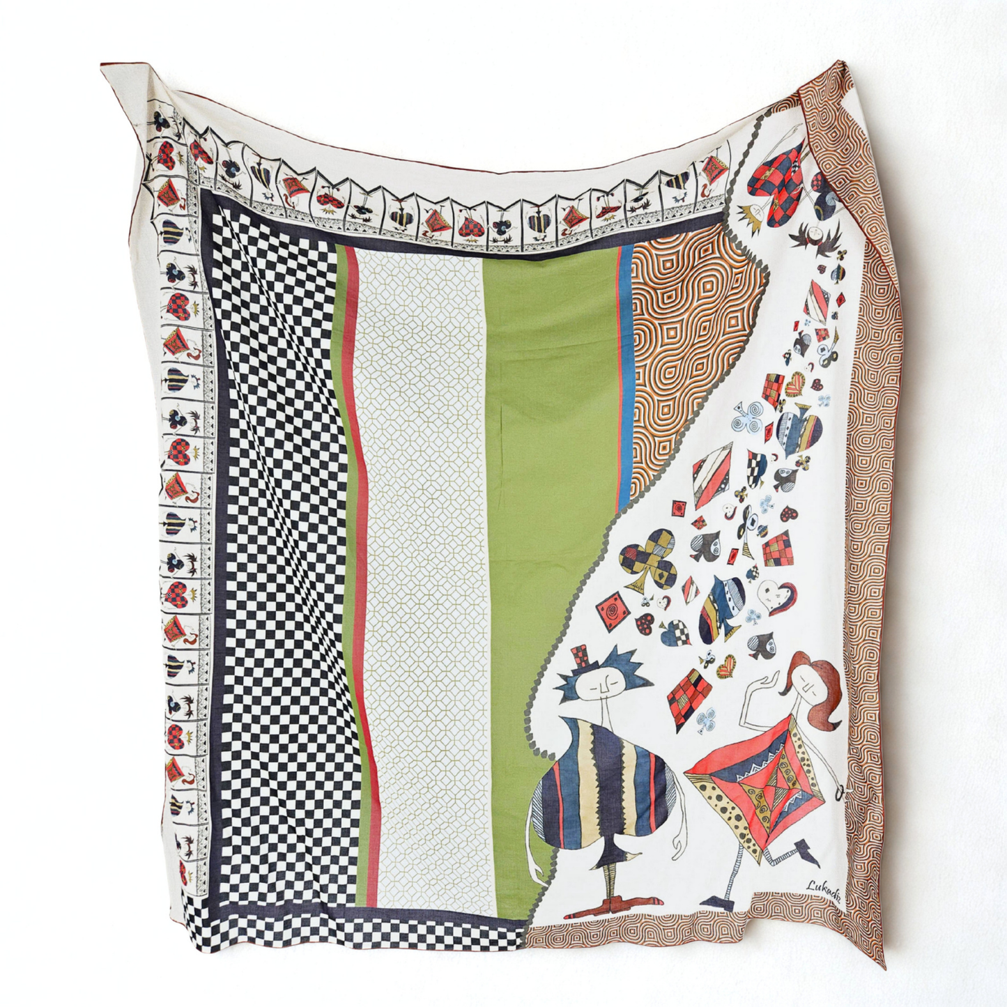 SOFT NEST   -   135x135 cm cotton pareo/shawl