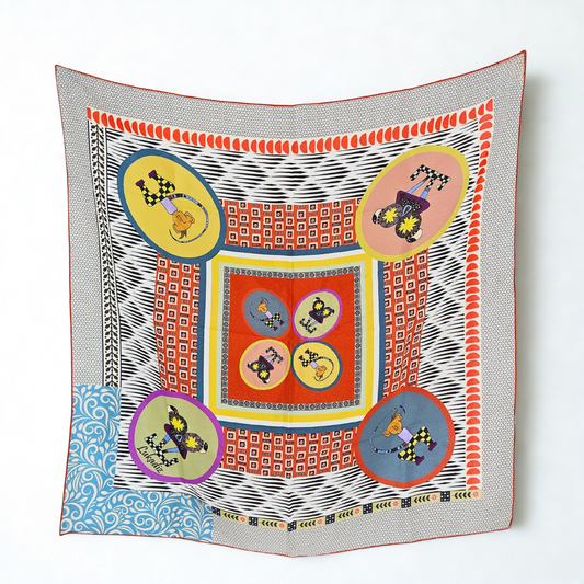 LOOMA   -   65x65 cm silk scarf