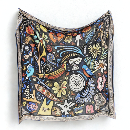 DAILYNEST   -   135x135 cm cotton pareo/shawl