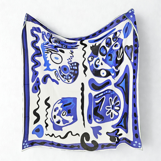 BREEZY COTTON   -   135x135 cm cotton pareo/shawl