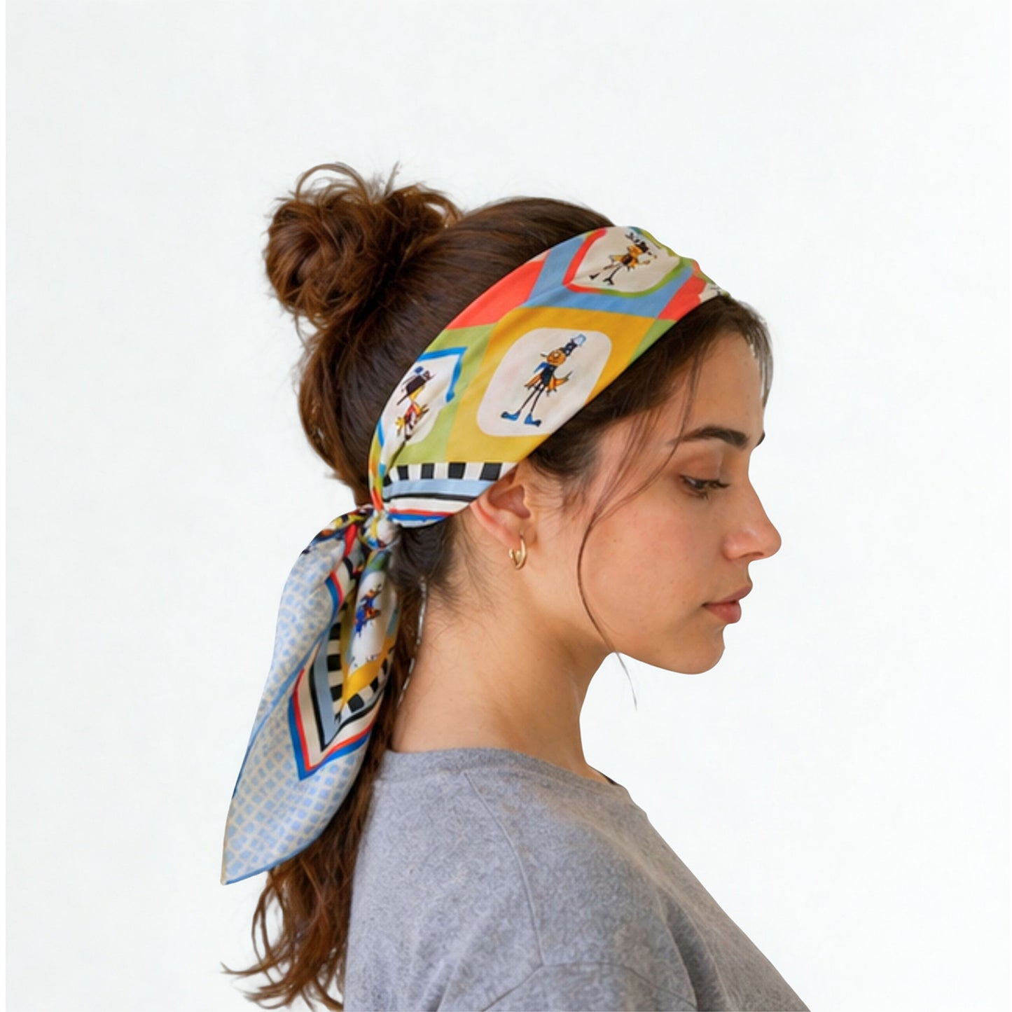 FIGGY POP - 65x65 cm silk scarf