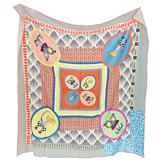 LOOMA   -   135x135 cm cotton pareo/shawl